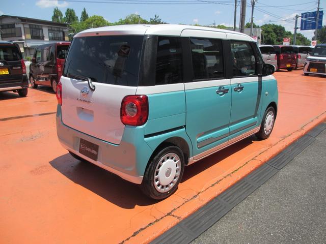 ムーヴキャンバス ストライプスGターボ パノラマモニター・10インチ純正ナビ・ナビ連動ドラレコ(前後)装備!!(6枚目)