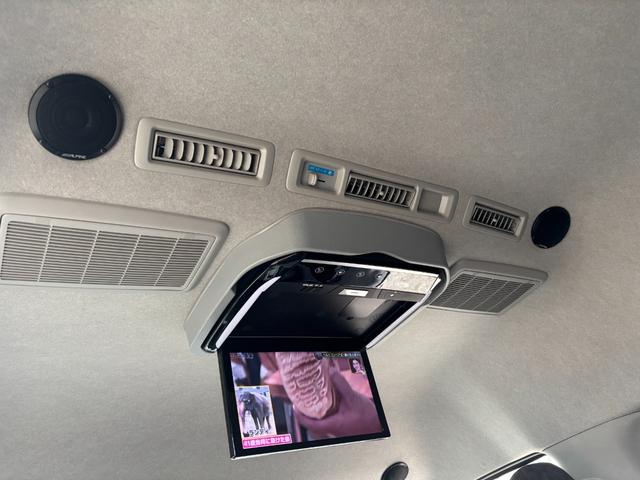 ハイエースワゴン グランドキャビン 4WD/10人乗り3ナンバー/新品ジオランダーX-ATタイヤ/新品BRUT16AW/ECLIPSEナビ/電動スライドドア/ETC/フリップダウンモニター/ドラレコ/Bカメラ/アルパインサウンドシステム(40枚目)