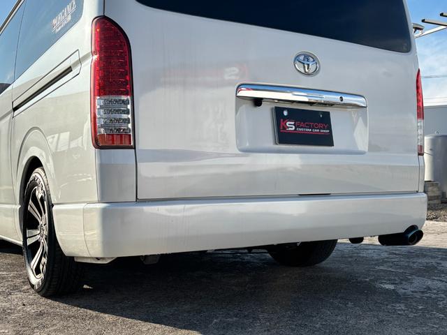 ハイエースワゴン ＧＬ　ハイエースワゴン／ＧＬ／ガソリン／新品ブラックシートカバー／ベッドキット／テーブル付き／社外メモリーナビ／アルパインフリップダウンモニター／フローリング／フロントリップ／ＥＴＣ／バックカメラ（68枚目）