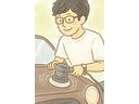 ご納車前に磨きとハーフコーティング施工いたします!!