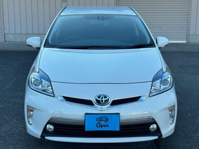 プリウスPHV G 純正HDDナビ フルセグTV バックカメラ ドライブレコーダー DVD再生 シートヒーター ハーフレザーシート ビルトインETC HIDヘッドライト ドアバイザー 純正アルミホイール(5枚目)