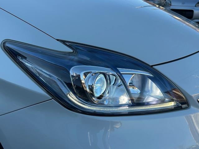 プリウスPHV G 純正HDDナビ フルセグTV バックカメラ ドライブレコーダー DVD再生 シートヒーター ハーフレザーシート ビルトインETC HIDヘッドライト ドアバイザー 純正アルミホイール(8枚目)