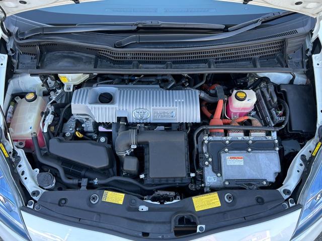 プリウスPHV G 純正HDDナビ フルセグTV バックカメラ ドライブレコーダー DVD再生 シートヒーター ハーフレザーシート ビルトインETC HIDヘッドライト ドアバイザー 純正アルミホイール(9枚目)