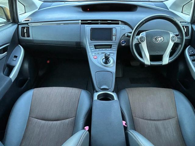 プリウスPHV G 純正HDDナビ フルセグTV バックカメラ ドライブレコーダー DVD再生 シートヒーター ハーフレザーシート ビルトインETC HIDヘッドライト ドアバイザー 純正アルミホイール(13枚目)