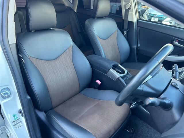 プリウスPHV G 純正HDDナビ フルセグTV バックカメラ ドライブレコーダー DVD再生 シートヒーター ハーフレザーシート ビルトインETC HIDヘッドライト ドアバイザー 純正アルミホイール(14枚目)