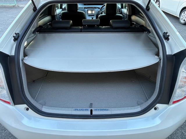 プリウスPHV G 純正HDDナビ フルセグTV バックカメラ ドライブレコーダー DVD再生 シートヒーター ハーフレザーシート ビルトインETC HIDヘッドライト ドアバイザー 純正アルミホイール(29枚目)