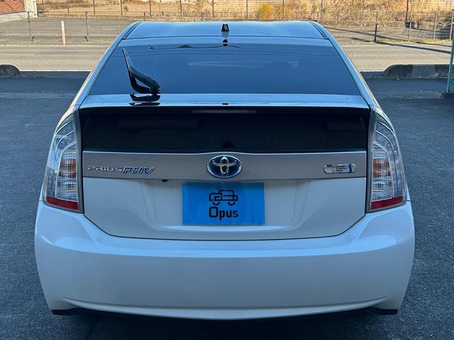 プリウスPHV G 純正HDDナビ フルセグTV バックカメラ ドライブレコーダー DVD再生 シートヒーター ハーフレザーシート ビルトインETC HIDヘッドライト ドアバイザー 純正アルミホイール(42枚目)