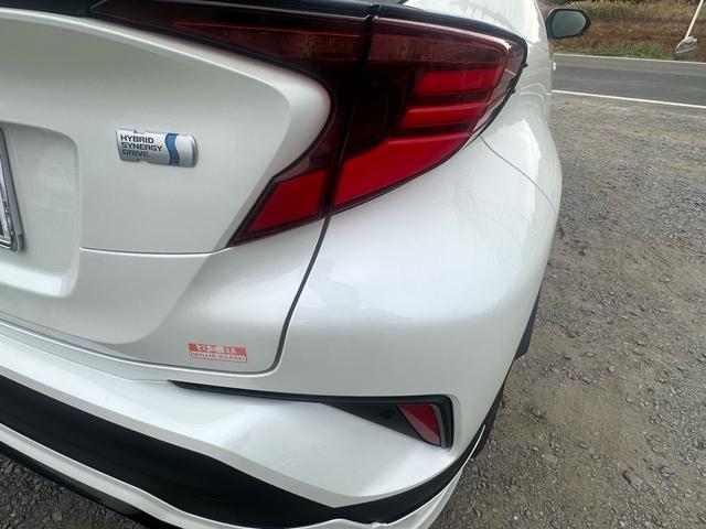 C-HR G モード ネロ セーフティ プラスフルモデリスタエアロキット BSM パノラマビュー スペアタイヤ フルセグ 衝突被害軽減システム ETC ドラレコ LEDヘッドランプ フルエアロ 記録簿(42枚目)