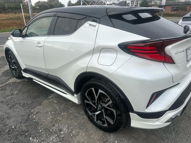 C-HR G モード ネロ セーフティ プラスフルモデリスタエアロキット BSM パノラマビュー スペアタイヤ フルセグ 衝突被害軽減システム ETC ドラレコ LEDヘッドランプ フルエアロ 記録簿(47枚目)