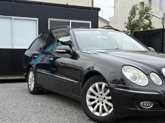 Eクラスステーションワゴン E300 ステーションワゴン 純正ナビ AT AAC  PS PW AW エアB ABS 革シート SR ナビ ドライブレコーダー 禁煙(6枚目)