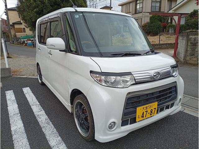 タント カスタムＸスペシャル　ワンオーナー　スマートキー　カーナビ　バックカメラ　ドライブレコーダー　社外アルミホイール　フォグランプ　ハロゲンランプ　ウインカーミラー（3枚目）