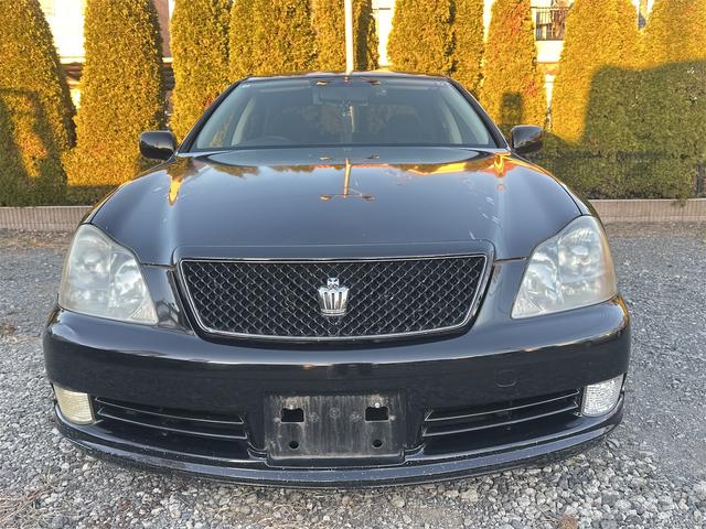 クラウン アスリート プレミアム50thエディション ドライブレコーダー ETC オートクルーズコントロール バックカメラ ナビ アルミホイール HID AT スマートキー 電動格納ミラー 盗難防止システム パワーシート CD MD 衝突安全ボディ(12枚目)