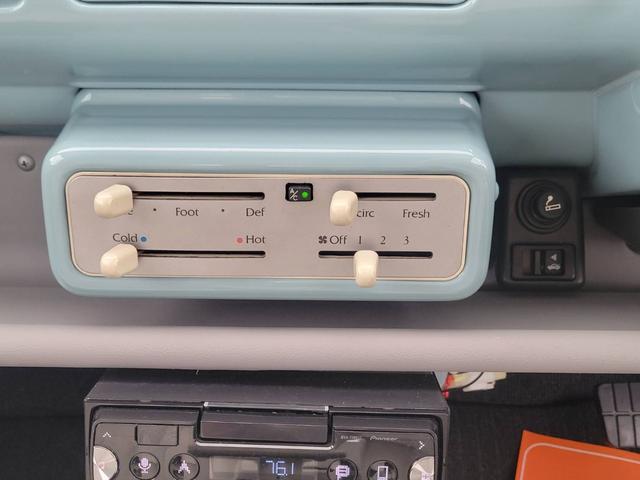 パオ キャンバストップ　ホワイトフェイクレザーシートカバー／ネットドリンクホルダー／ヘッドライトキャップカバー／純正ホイール＋カバー（23枚目）