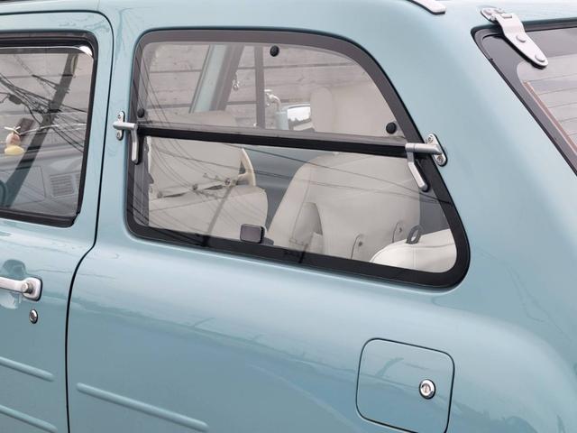 パオ キャンバストップ　ホワイトフェイクレザーシートカバー／ネットドリンクホルダー／ヘッドライトキャップカバー／純正ホイール＋カバー（41枚目）