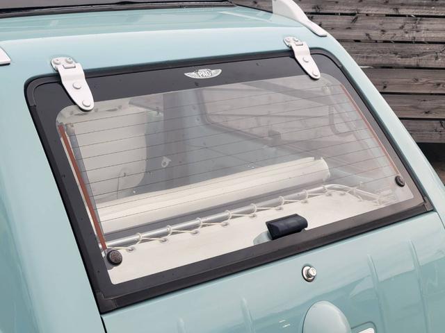 パオ キャンバストップ　ホワイトフェイクレザーシートカバー／ネットドリンクホルダー／ヘッドライトキャップカバー／純正ホイール＋カバー（43枚目）