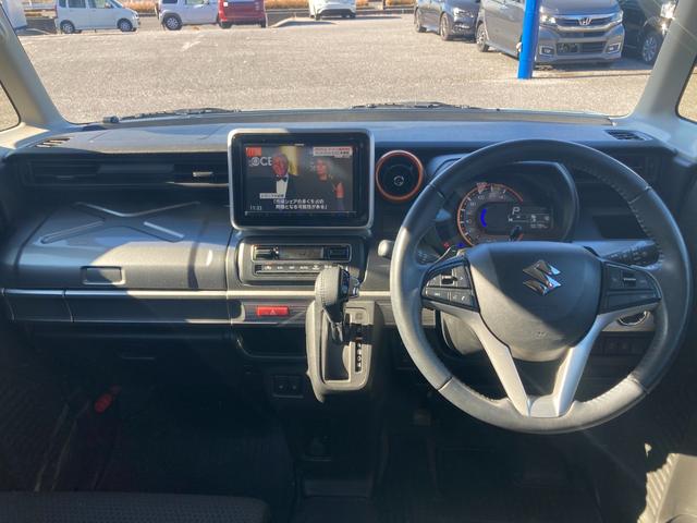 スペーシアギア ハイブリッドＸＺ　ターボ　両側パワスラ　ケンウッド８インチナビ　Ｂｌｕｅｔｏｏｔｈ　フルセグ　ＥＴＣ　アイドリングストップ　クルーズコントロール　衝突被害軽減ブレーキ　レーンキープアシスト　シートヒーター　ブラインドスポット（2枚目）