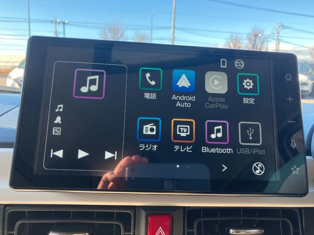 ムーヴキャンバス ストライプスＧターボ　両側パワースライドドア　クリアランスソナー　アクティブクルーズコントロール　アイドリングストップ　フルセグ　衝突軽減ブレーキ　プッシュスタート　スマートキー　バックカメラ　シートヒーター（3枚目）