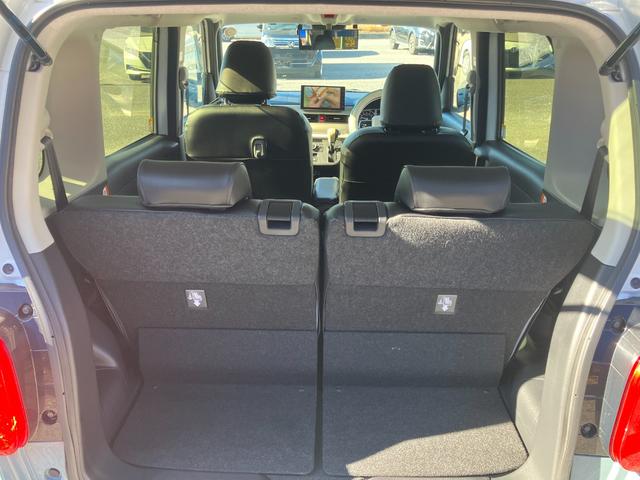 ムーヴキャンバス ストライプスＧターボ　両側パワースライドドア　クリアランスソナー　アクティブクルーズコントロール　アイドリングストップ　フルセグ　衝突軽減ブレーキ　プッシュスタート　スマートキー　バックカメラ　シートヒーター（24枚目）