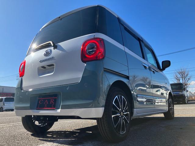 ムーヴキャンバス ストライプスＧターボ　両側パワースライドドア　クリアランスソナー　アクティブクルーズコントロール　アイドリングストップ　フルセグ　衝突軽減ブレーキ　プッシュスタート　スマートキー　バックカメラ　シートヒーター（53枚目）