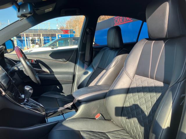 ハリアー プレミアム　ワンオーナー　アルパインナビ　Ｂｌｕｅｔｏｏｔｈ　フルセグＴＶ　バックカメラ　ハーフレザーシート　パワーシート　衝突被害軽減ブレーキ　レーンアシスト　オートクルーズコントロール　パワーバックドア（21枚目）