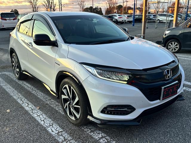 ヴェゼル ハイブリッドRS 純正SDナビ Bluetoothオーディオ フルセグTV ステアリングスイッチ バックカメラ アダプティブクルーズコントロール 革シート LEDヘッドライト 前席シートヒーター ETC パドルシフト(13枚目)