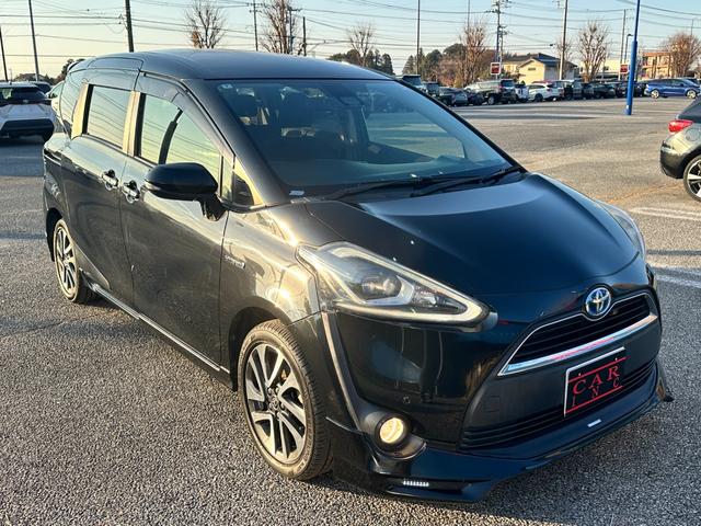 シエンタ ハイブリッドＧ　両側パワスラ　純正ＴＲＤフルエアロ　クリアランスソナー　社外ナビ　Ｂｌｕｅｔｏｏｔｈオーディオ　フルセグＴＶ　ステアリングスイッチ　レーンアシスト　ＥＴＣ　レーンキープアシスト　衝突被害軽減ブレーキ（14枚目）