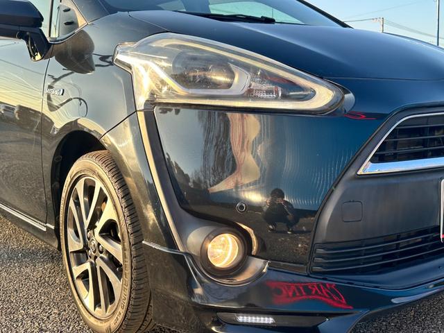 シエンタ ハイブリッドＧ　両側パワスラ　純正ＴＲＤフルエアロ　クリアランスソナー　社外ナビ　Ｂｌｕｅｔｏｏｔｈオーディオ　フルセグＴＶ　ステアリングスイッチ　レーンアシスト　ＥＴＣ　レーンキープアシスト　衝突被害軽減ブレーキ（35枚目）