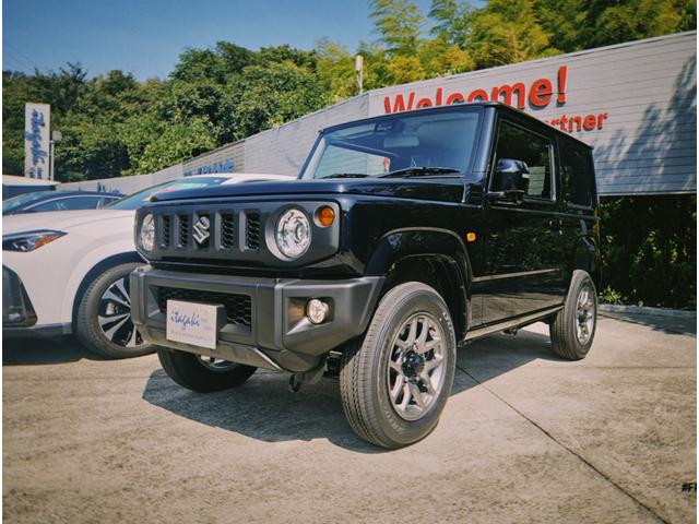 ジムニー XC 届出済未使用車 LEDヘッドライト スズキセーフティサポート コーナーセンサー シートヒーター ステアリングスイッチ クルコン スマートキー オートエアコン オートハイビーム ターボ 4WD(2枚目)
