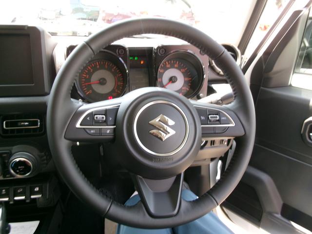 ジムニー XC 届出済未使用車 LEDヘッドライト スズキセーフティサポート コーナーセンサー シートヒーター ステアリングスイッチ クルコン スマートキー オートエアコン オートハイビーム ターボ 4WD(14枚目)