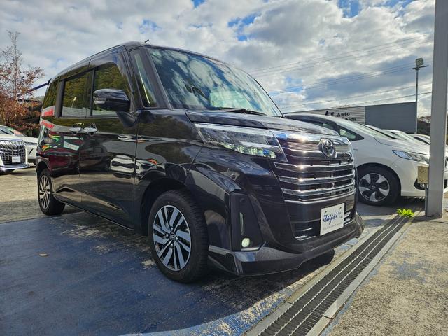 ルーミー カスタムＧ　純正９インチディスプレイオーディオ　パノラミックビューモニター　スマートアシスト　モデリスタリヤスポイラー　両側電動スライドドア　ＬＥＤヘッドライト＆フォグ　ＥＴＣ　シートヒーター　コーナーセンサー（3枚目）