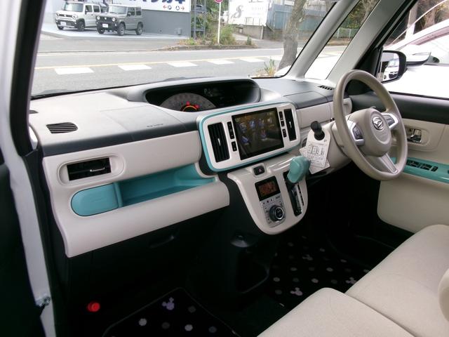 ムーヴキャンバス Xメイクアップリミテッド SAIII 純正8インチナビ パノラミックビューモニター 両側電動スライドドア LEDフォグランプ ETC スマートキー ナビ連動ドラレコ HDMI入力 ステアリングスイッチ オートハイビーム オートエアコン(23枚目)