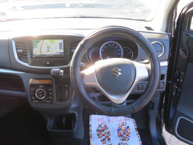 ワゴンＲスティングレー Ｘ　／インパネシフトオートマ／社外フルセグＴＶ付ナビ／ＨＩＤヘッドライト／スマートキー・プッシュスタート／純正エアロパーツ付／純正アルミ付／禁煙車／記録簿付／修復歴なし／（6枚目）