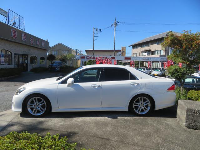 クラウン 2.5アスリート /後期型/純正フルセグTV付HDDナビ・バックカメラ付/HIDヘッドライト/純正エアロパーツ付/純正18インチアルミ付/ローダウン・RSRダウンサス/スマートキー・プッシュスタートエンジン/禁煙車/(4枚目)