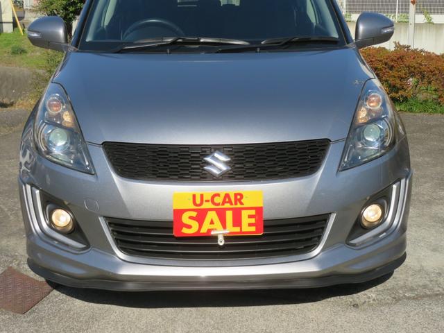 スイフト ＲＳ　／５速マニュアル車／ＨＩＤヘッドライト／純正エアロパーツ／スマートキー・プッシュスタート／ＥＴＣ付／禁煙車／（9枚目）