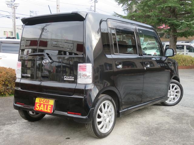 ムーヴコンテ カスタム　ＲＳ　／純正エアロパーツ付／純正アルミ付／ＨＩＤヘッドライト／地デジ付メモリーナビ／バックカメラ付／ドライブレコーダー・ＥＴＣ付／スマートキー・プッシュスタート／禁煙車／記録簿付／修復歴なし／（2枚目）