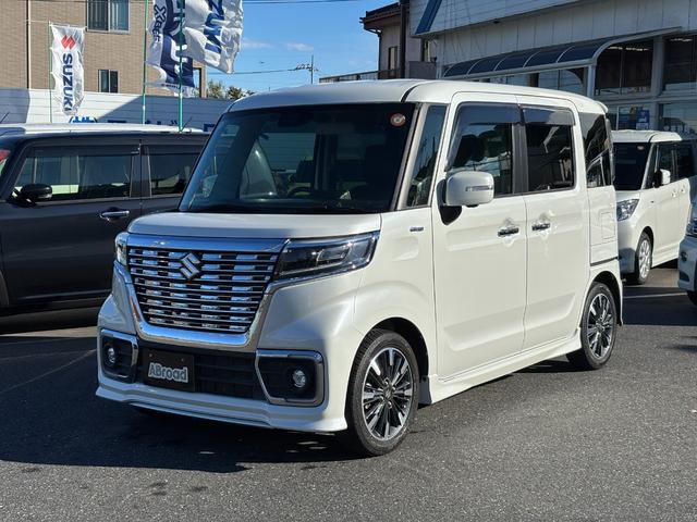 スペーシアカスタム ハイブリッドＸＳターボ　全方位カメラ　８インチナビ　ＥＴＣ　両側パワースライド　クルーズコントロール　ヘッドアップディスプレイ　パドルシフト（3枚目）