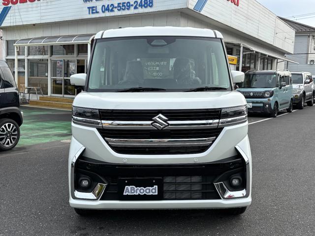 スペーシアカスタム ハイブリッドXSターボ 全方位モニター付メモリーナビ スズキコネクト対応 フルLEDヘッドランプ アダプティブクルーズコントロール 電動パーキングブレーキ ステアリングヒーター パドルシフト 6スピーカー(2枚目)