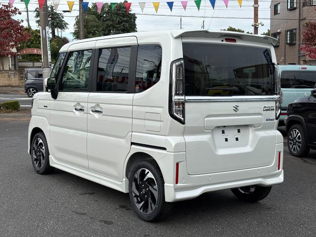 スペーシアカスタム ハイブリッドXSターボ 全方位モニター付メモリーナビ スズキコネクト対応 フルLEDヘッドランプ アダプティブクルーズコントロール 電動パーキングブレーキ ステアリングヒーター パドルシフト 6スピーカー(5枚目)