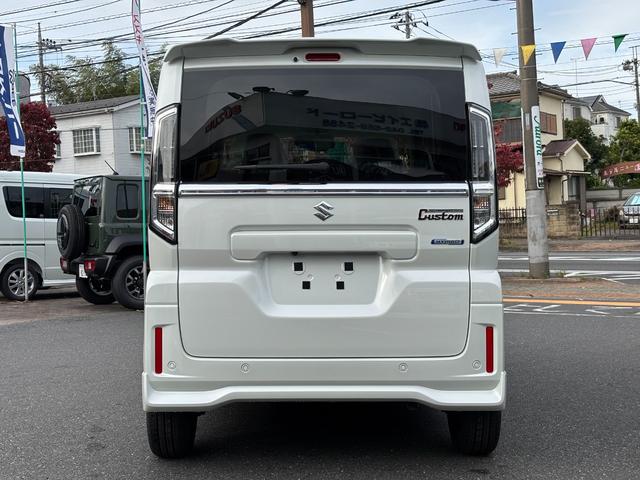 スペーシアカスタム ハイブリッドXSターボ 全方位モニター付メモリーナビ スズキコネクト対応 フルLEDヘッドランプ アダプティブクルーズコントロール 電動パーキングブレーキ ステアリングヒーター パドルシフト 6スピーカー(6枚目)