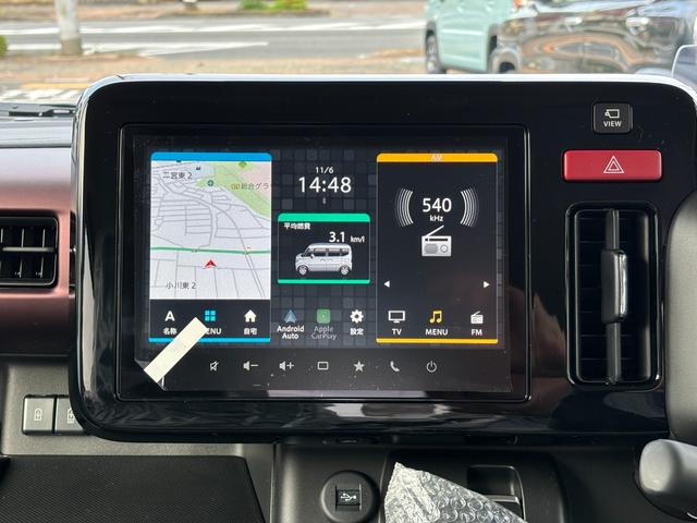 スペーシアカスタム ハイブリッドXSターボ 全方位モニター付メモリーナビ スズキコネクト対応 フルLEDヘッドランプ アダプティブクルーズコントロール 電動パーキングブレーキ ステアリングヒーター パドルシフト 6スピーカー(10枚目)