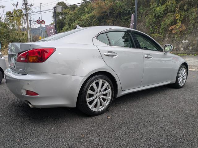 IS IS250 バージョンL サンルーフ レザーシート シートヒータ エアシート 純正HDDナビ ドライブレコーダー前後(8枚目)