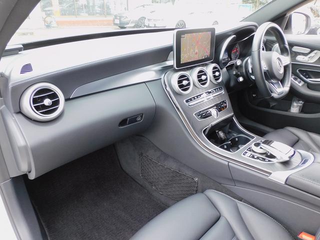 Cクラスステーションワゴン C43 4マチック ステーションワゴン レーダーセーフティP・黒革シート・サンルーフ・エアバランスP・ナビTV・バックカメラ・Bluetooth・キーレスゴー・AMG19インチAW・AMGスタイリング・Brumesterサウンド・ETC(9枚目)