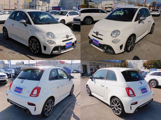 アバルト595 ツーリズモ 赤革シート・ナビフルセグTV・Bluetooth・キーレスキー・HIDライト・ETC・リアコーナーセンサー・純正17インチAW・パドルシフト・革ステアリング・フロアマット・フォグライト(16枚目)