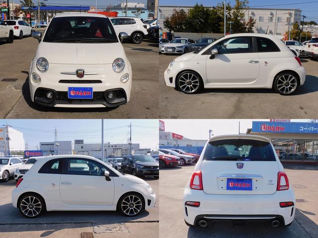 アバルト595 ツーリズモ 赤革シート・ナビフルセグTV・Bluetooth・キーレスキー・HIDライト・ETC・リアコーナーセンサー・純正17インチAW・パドルシフト・革ステアリング・フロアマット・フォグライト(17枚目)