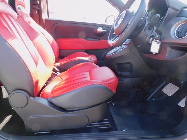 アバルト595 ツーリズモ 赤革シート・ナビフルセグTV・Bluetooth・キーレスキー・HIDライト・ETC・リアコーナーセンサー・純正17インチAW・パドルシフト・革ステアリング・フロアマット・フォグライト(53枚目)