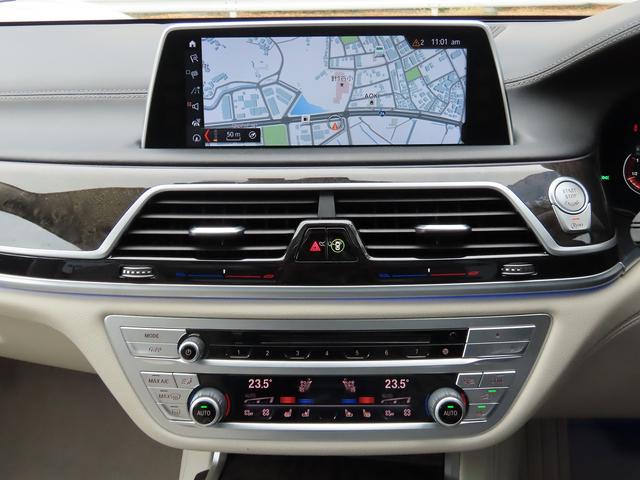 ７シリーズ ７４０ｄ　ｘＤｒｉｖｅ　エクゼクティブ　／ホワイトレザー／サンルーフ／ＢＭＷレーザーライト／ＨＵＤ／ｈａｒｍａｎ／ｋａｒｄｏｎ／第６世代ｉＤｒｉｖｅナビ／全周囲カメラ／ＤＴＶ／ＢＴオーディオ／ベンチレーションシート／アンビエントライト／（11枚目）