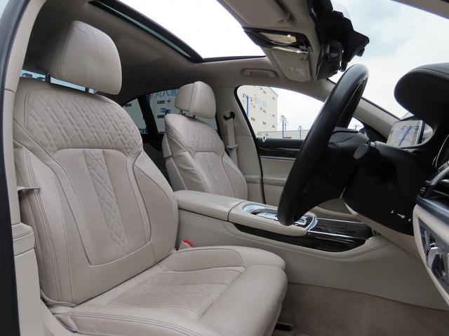 ７シリーズ ７４０ｄ　ｘＤｒｉｖｅ　エクゼクティブ　／ホワイトレザー／サンルーフ／ＢＭＷレーザーライト／ＨＵＤ／ｈａｒｍａｎ／ｋａｒｄｏｎ／第６世代ｉＤｒｉｖｅナビ／全周囲カメラ／ＤＴＶ／ＢＴオーディオ／ベンチレーションシート／アンビエントライト／（61枚目）