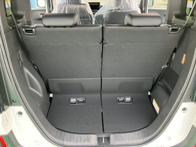 シートを倒したら広くお使いいただけます！