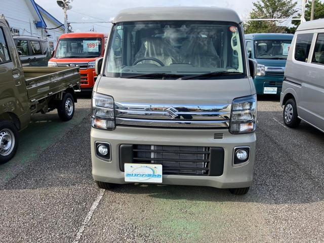 エブリイワゴン ＰＺターボスペシャル　４ＷＤ　両側電動スライドドア　クリアランスソナー　衝突被害軽減システム　ＬＥＤヘッドランプ　スマートキー　アイドリングストップ　電動格納ミラー　シートヒーター　ベンチシート　ＣＶＴ　盗難防止システム（17枚目）