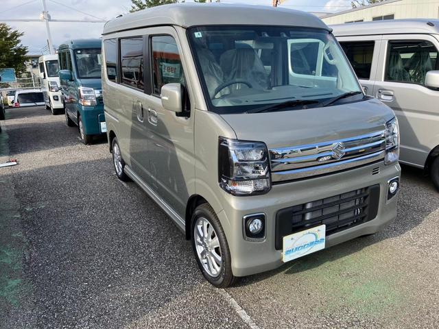 エブリイワゴン ＰＺターボスペシャル　４ＷＤ　両側電動スライドドア　クリアランスソナー　衝突被害軽減システム　ＬＥＤヘッドランプ　スマートキー　アイドリングストップ　電動格納ミラー　シートヒーター　ベンチシート　ＣＶＴ　盗難防止システム（18枚目）